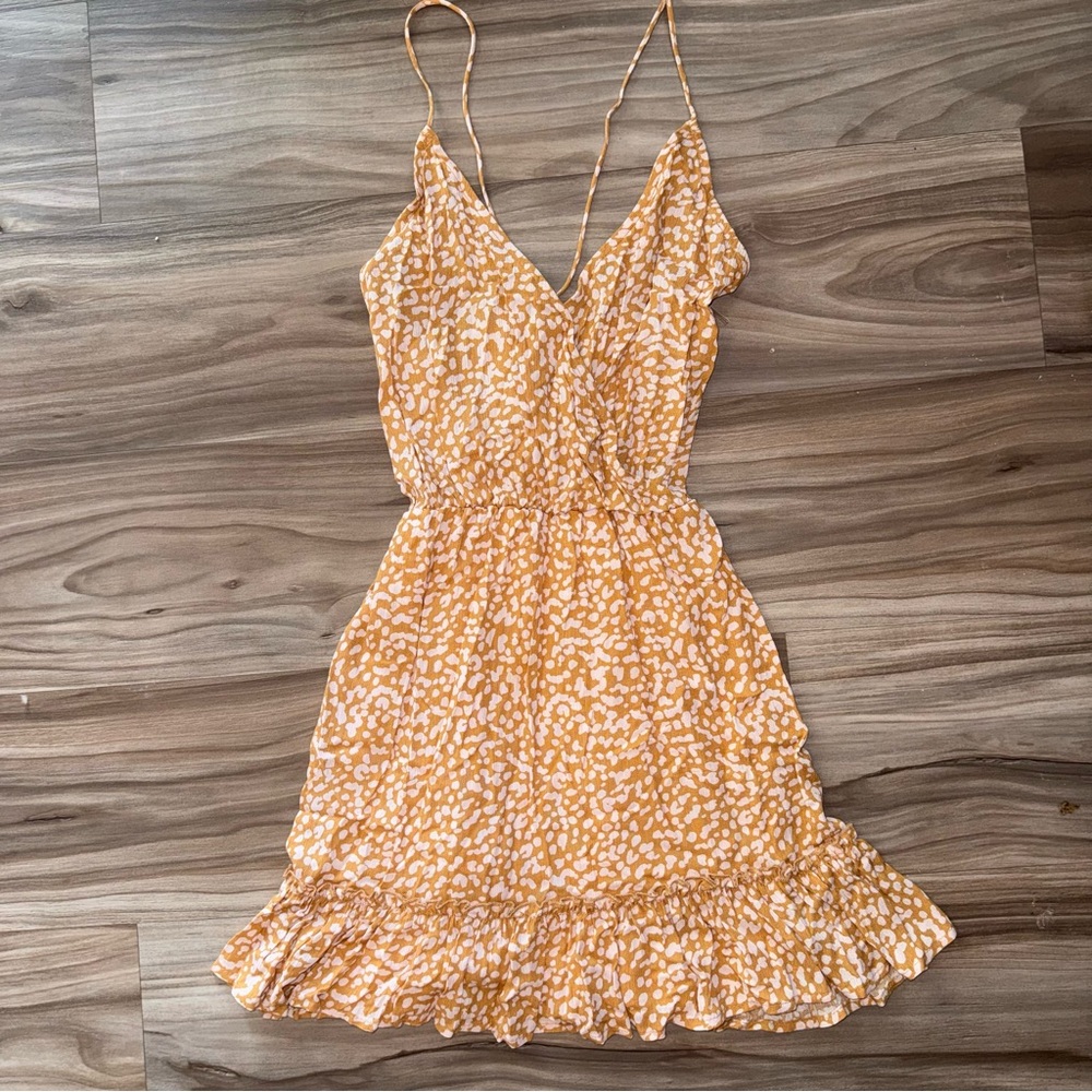 Billabong Peach Patterned Mini Dress
